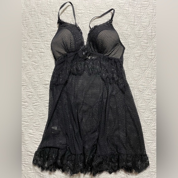 FRUIT DE LA PASSION -black babydoll - Picture 1 of 4